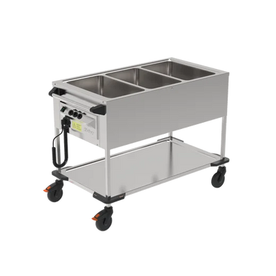 
Rieber chariot bain-marie 3x GN 1/1