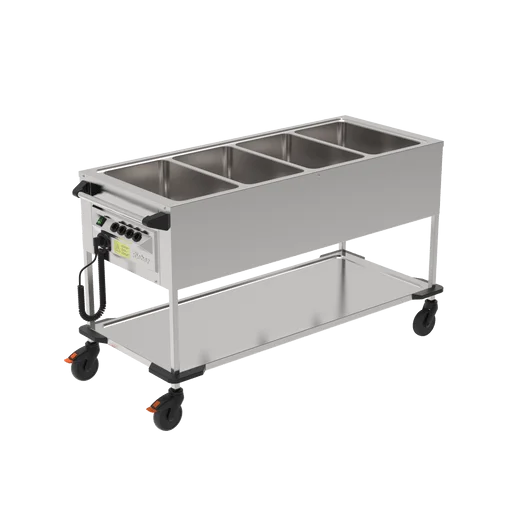 Rieber chariot bain-marie 4x GN 1/1