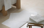 Tapis de bain en bouclette torsadée 50x70cm - 500 g/m2