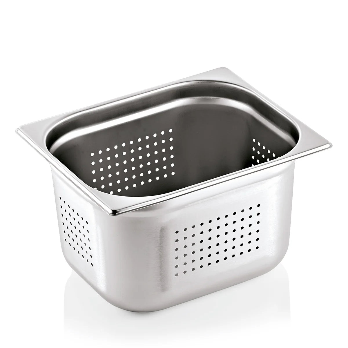 Bac GN 91 1/2-200 mm, perforé, acier inoxydable chrome-nickel 18/8