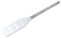 Spatule à mélanger, perforée, dimensions de la spatule 32x11 cm, longueur totale 100 cm