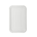 Papstar Assiettes en carton, rectangulaires, 13 x 20 cm, blanches - 250 pcs