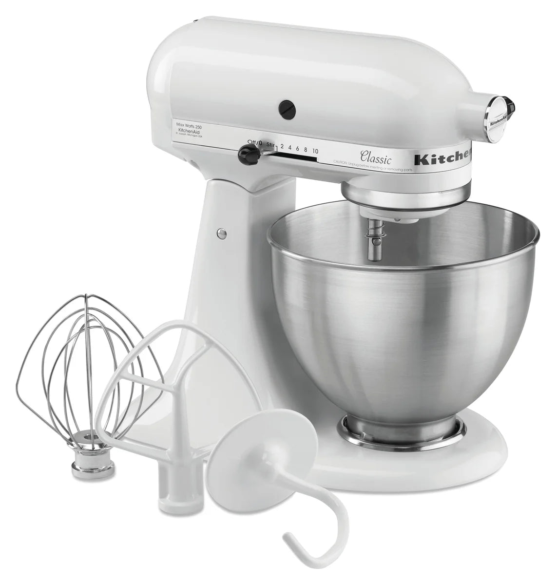 Bartscher KitchenAid 5K45SSEWH, blanc, 4,28L