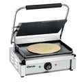 Grill à contact / grill à panini électrique 2,2 kW plaques de cuisson lisses