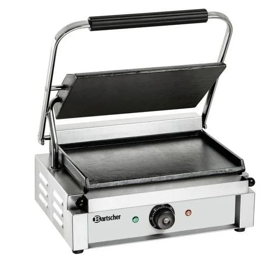 Grill à contact / grill à panini électrique 2,2 kW plaques de cuisson lisses