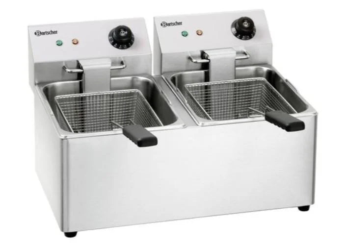 Bartscher friteuse électrique double SNACK IV 2x 8 Litres