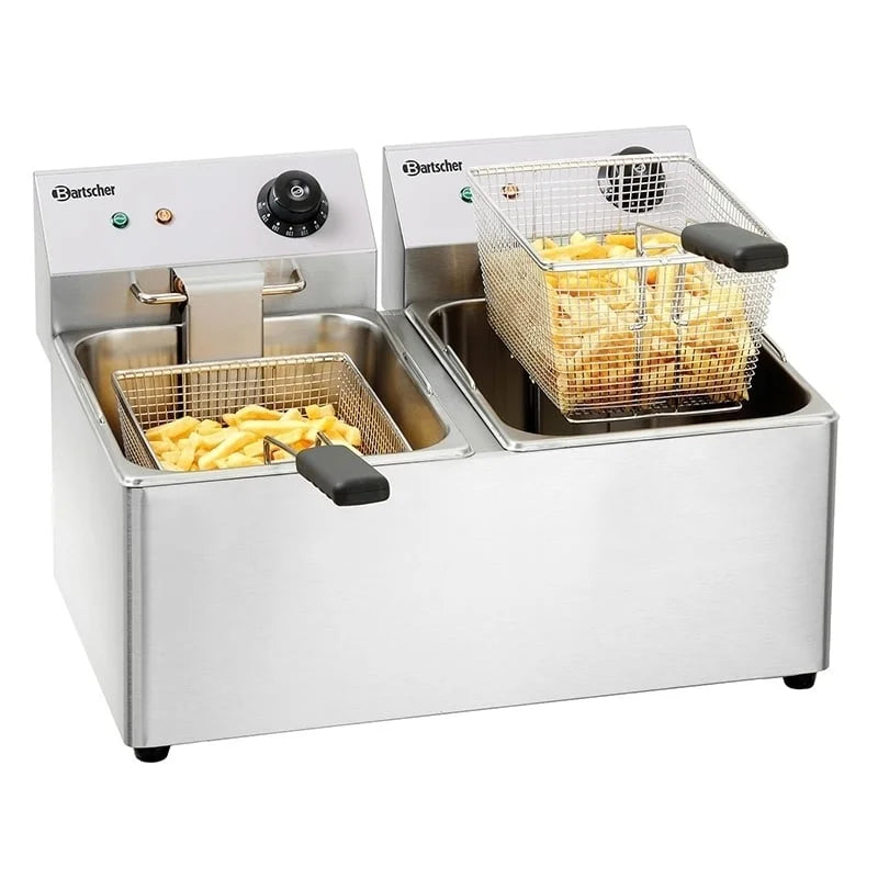 Bartscher friteuse électrique double SNACK IV 2x 8 Litres