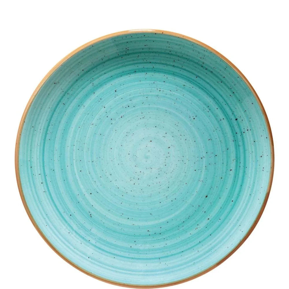 Assiette plate gourmet Bonna Premium Porcelain Aura Aqua 30cm