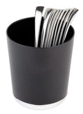 APS Récipient de table / porte-couverts noir Ø 13 cm, H : 15 cm
