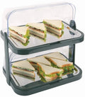 Vitrine de buffet APS -DOUBLE ÉTAGE- 44 x 32 cm, H : 44 cm