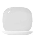Arcoroc Solutions White Assiette snack rectangulaire 21 x 19 cm, blanc