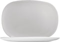 Arcoroc Solutions White plat à asperges 34 x 24 cm, blanc