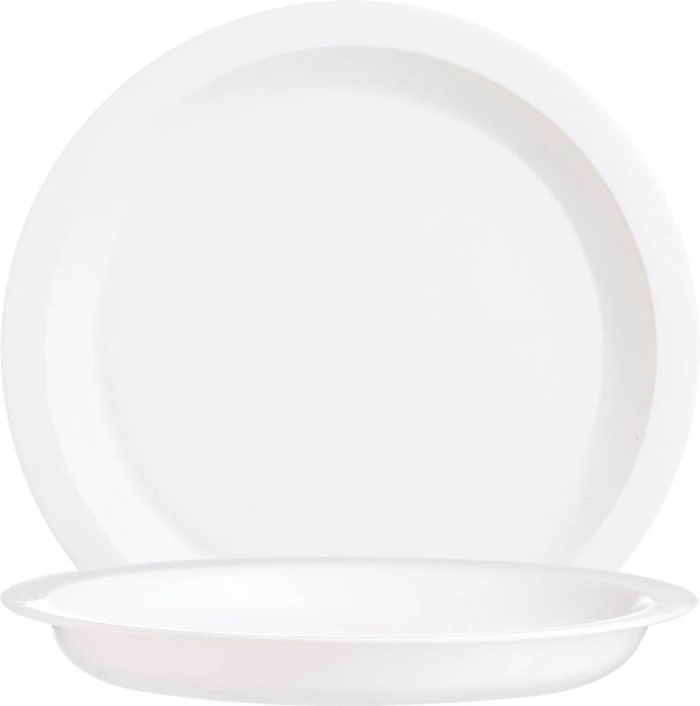 Arcoroc Restaurant White Assiette creuse 25 cm, blanc