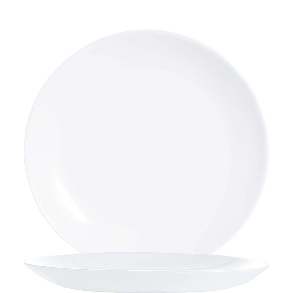 Arcoroc Evolutions White Assiette coupe plate 19 cm, blanche