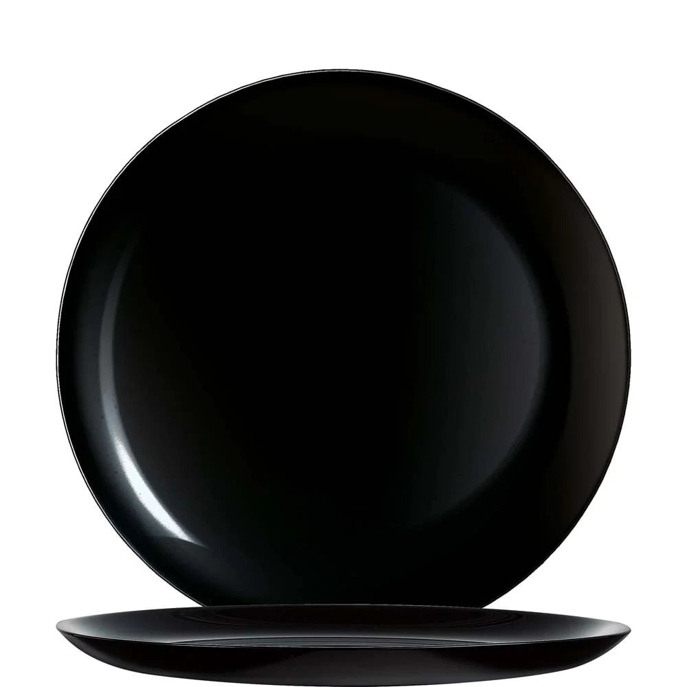 Arcoroc Evolutions Black Assiette coupe plate 25 cm, noire