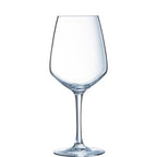 Verre à vin Arcoroc V. Juliette 30 cl avec traits de jauge à 0,1 et 0,2 l, boîte Party de 12