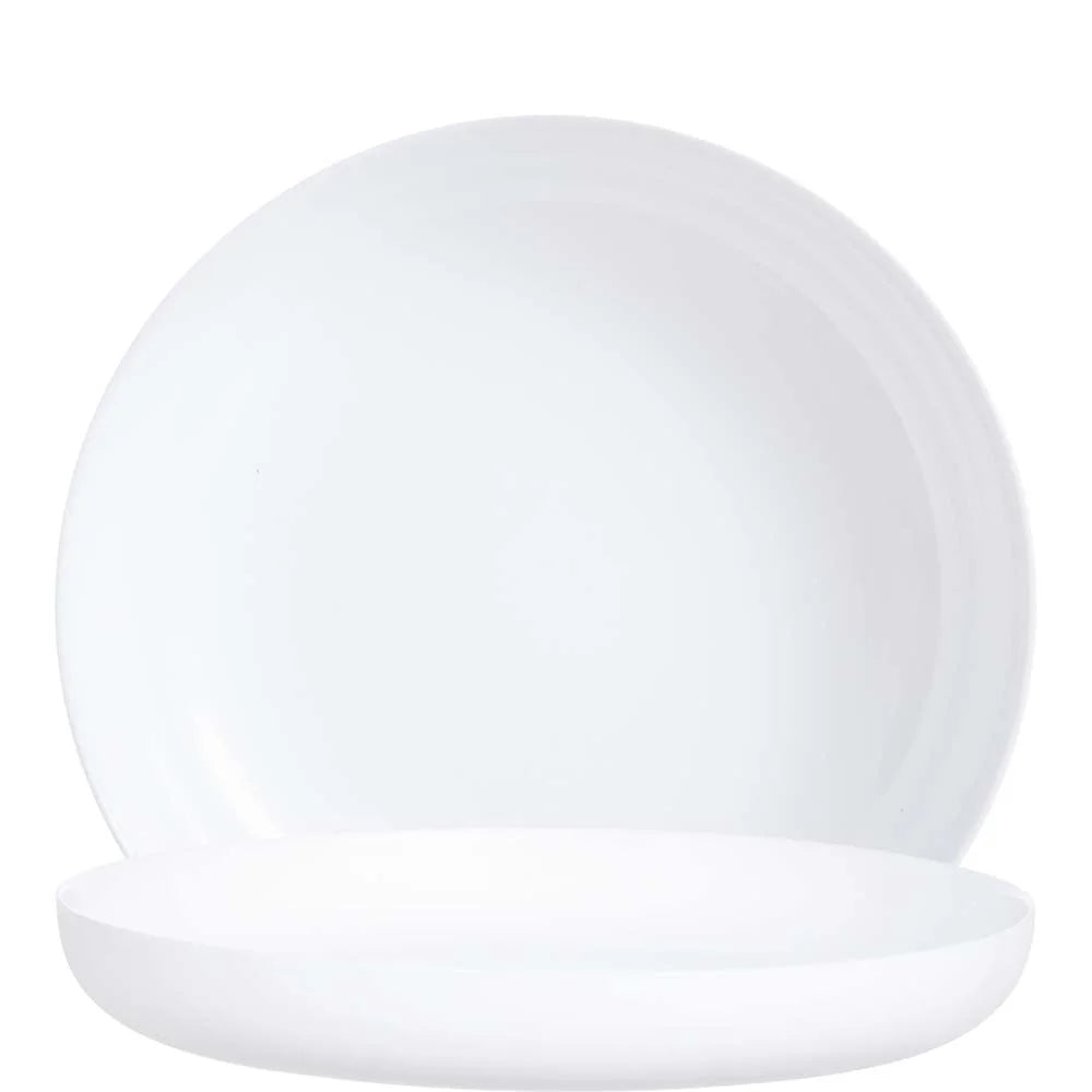 Arcoroc Evolutions White Assiette coupe creuse 21 cm, blanc