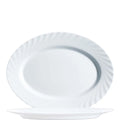 Plat ovale Arcoroc, Arcoroc Trianon Uni blanc, 35 cm