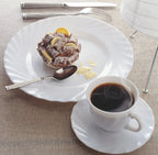 Arcoroc Trianon Assiette plate Uni blanche 15,5cm