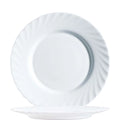 Arcoroc Trianon Assiette plate Uni blanche 24,5cm