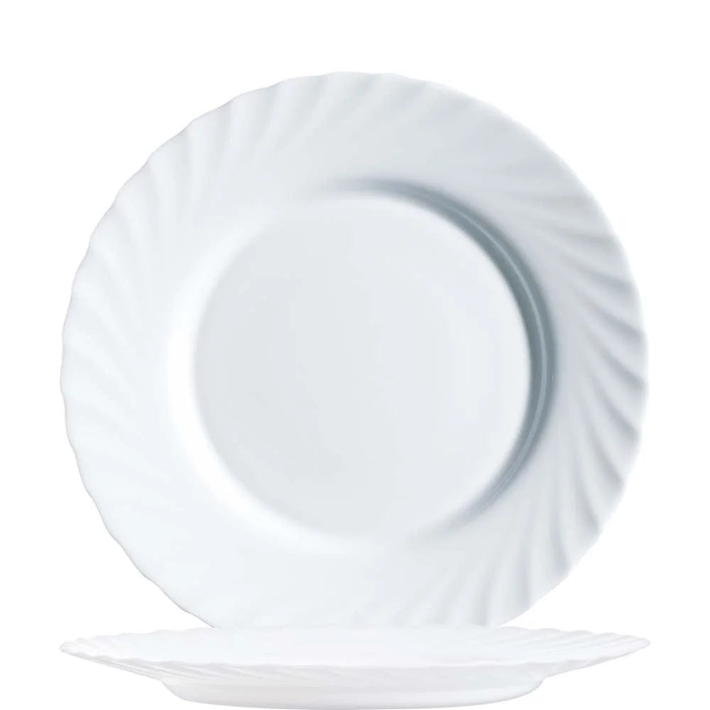 Arcoroc Trianon Assiette plate Uni blanche 24,5cm