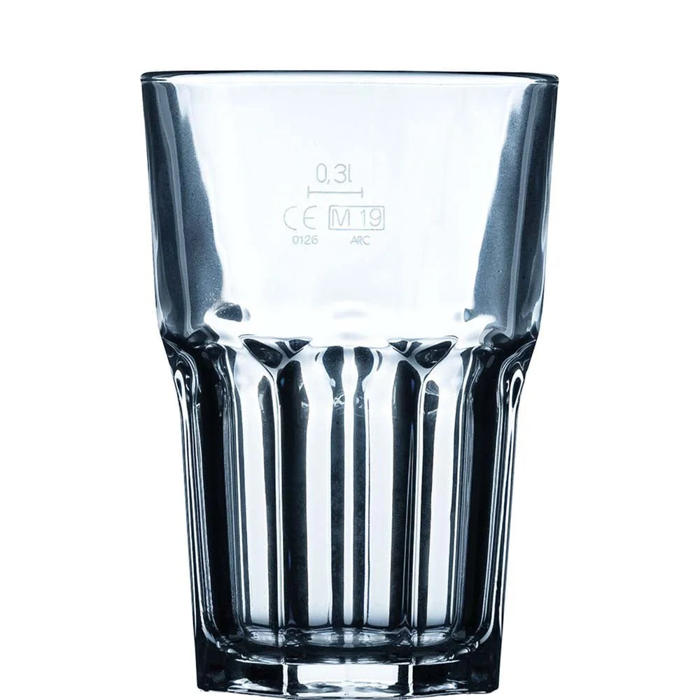 Arcoroc Granity FH42 verre long drink empilable trait de jauge à 0,3 l