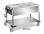 Chariot bain-marie PROFI avec cuve amovible 2x GN 1/1