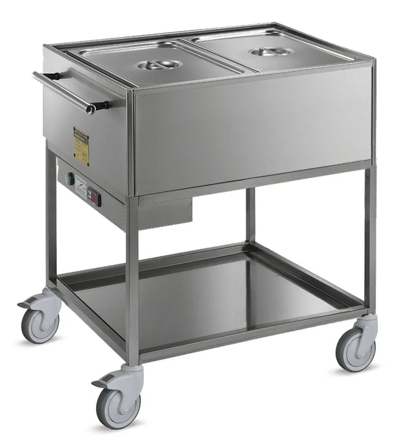 Chariot bain-marie PROFI 2x GN 1/1