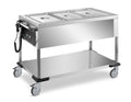 Chariot bain-marie PROFI avec chauffage à sec 3x GN 1/1
