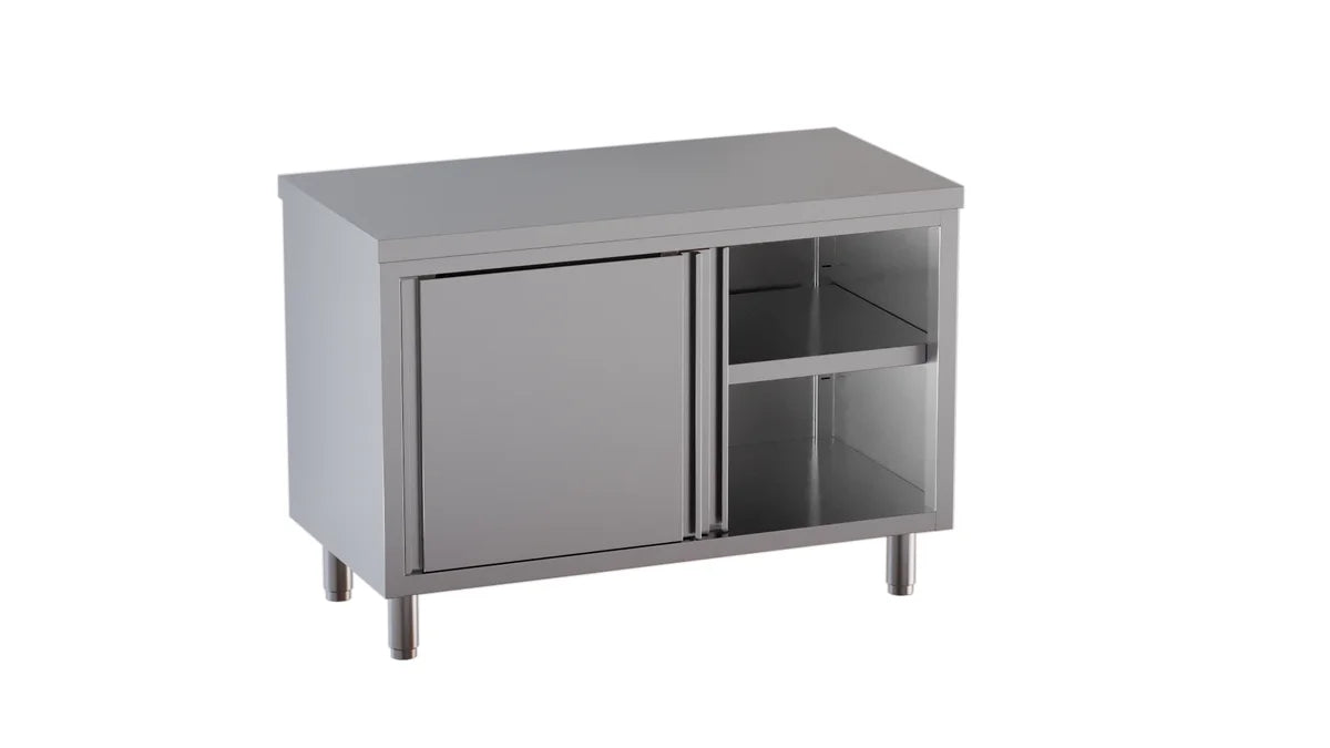 Armoire de travail en inox ECO 10x7 sans dosseret