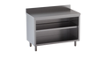Armoire de travail en inox ECO 10x6 ouverte avec dosseret
