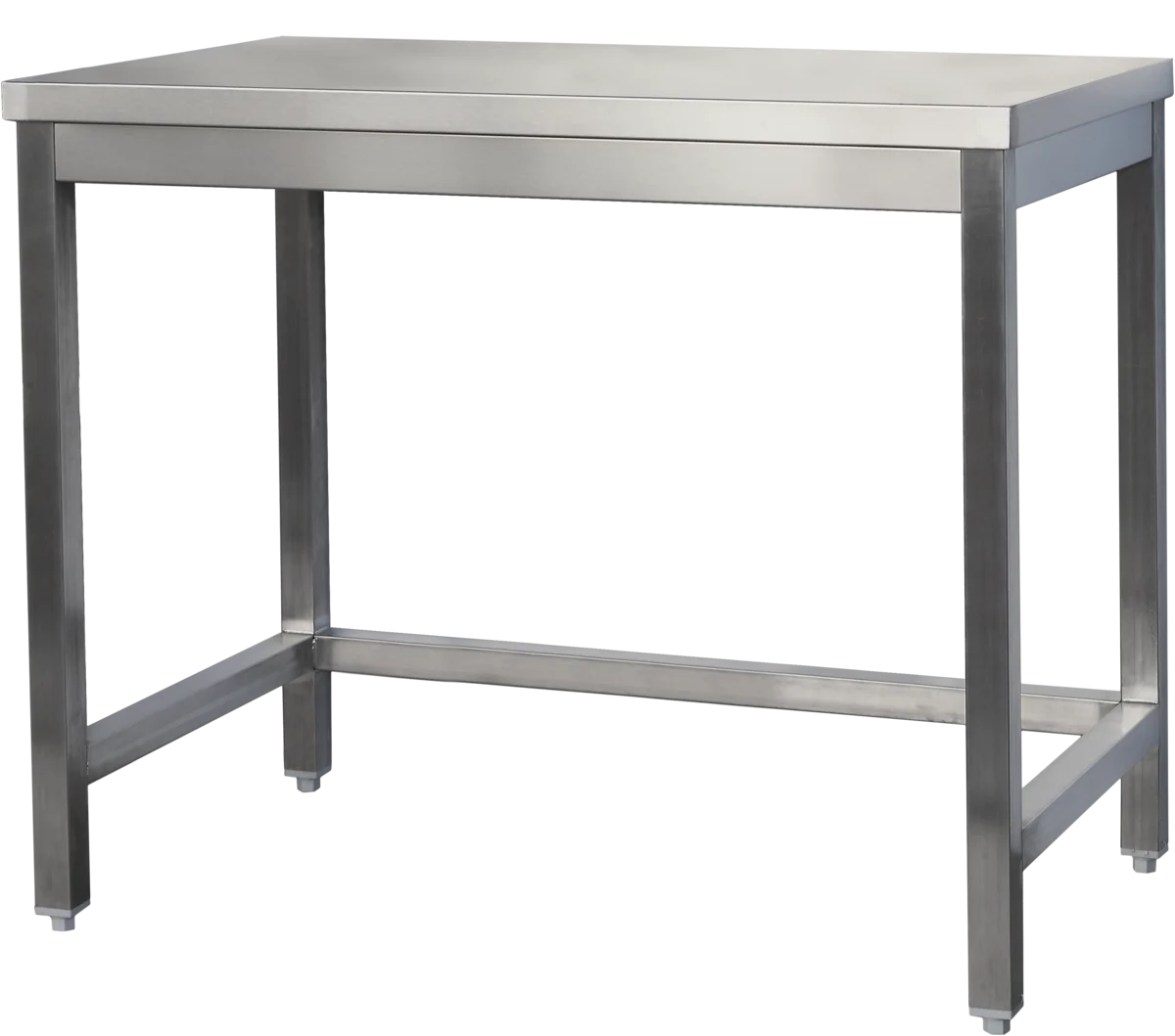 Table de travail professionnelle en inox 1500 x 600 mm
