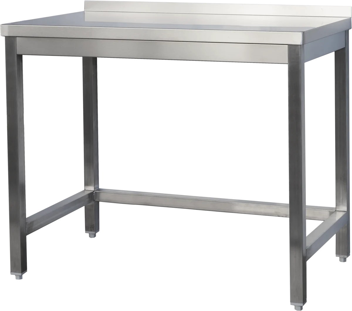 Table de travail professionnelle en inox 1800 x 600 mm - avec dosseret