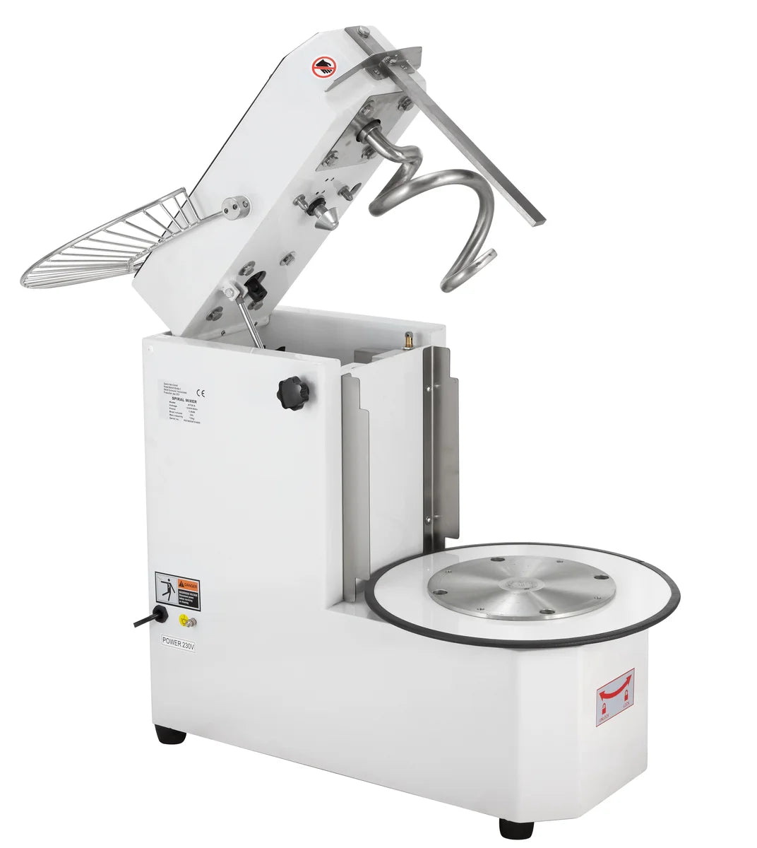 Pétrin à spirale ECO 30 L 230 V - tête basculante