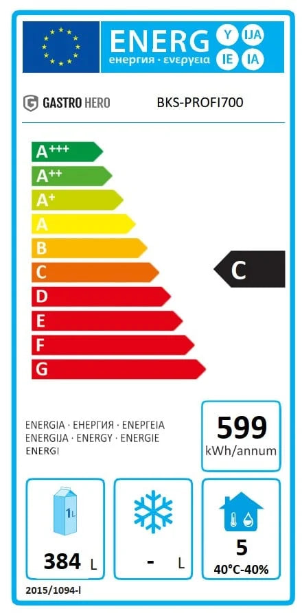 Réfrigérateur de boulangerie PROFI 700 EN 60x40