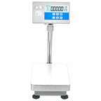 Balance au sol AE Adam avec afficheur sur colonne et imprimante intégrée pour étiquettes ou codes-barres 16 kg / lisibilité 0,5 g