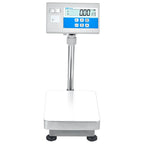 AE Adam Balance au sol avec afficheur sur mât et imprimante intégrée pour étiquettes ou codes-barres 60 kg / lisibilité 2 g