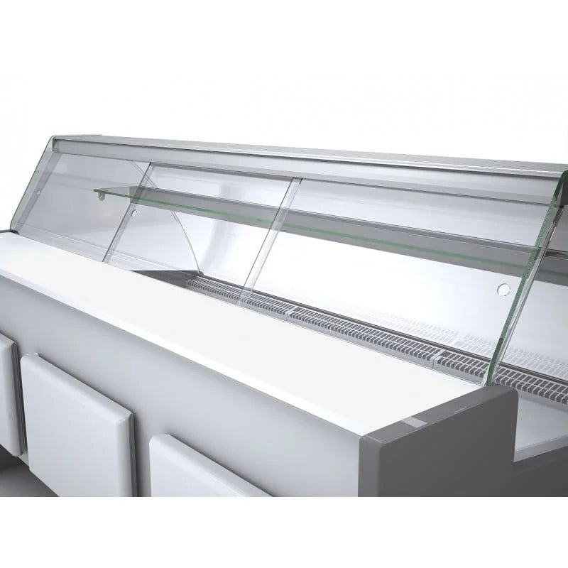 Porte coulissante en plexiglas pour vitrine à gâteaux Profi200