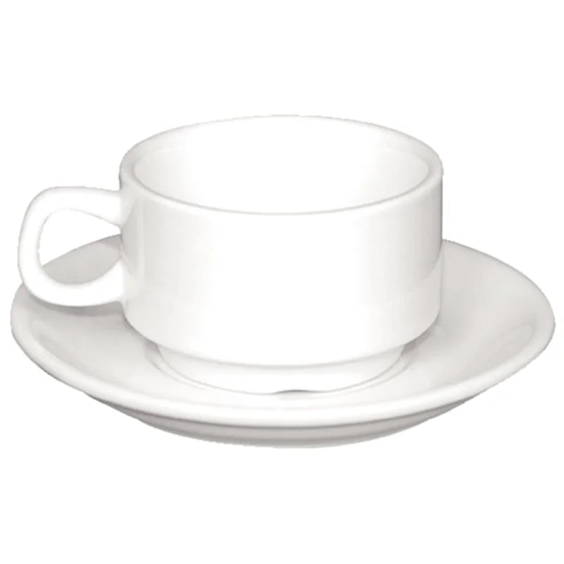 Tasses à expresso empilables Olympia Whiteware 8,5 cl - 12 pcs