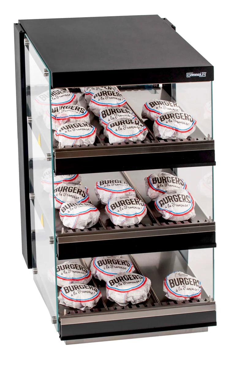 Station de distribution et de maintien au chaud pour burgers Casselin 55-3