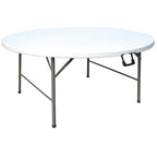 Table pliante Bolero Ø1530 mm, blanc