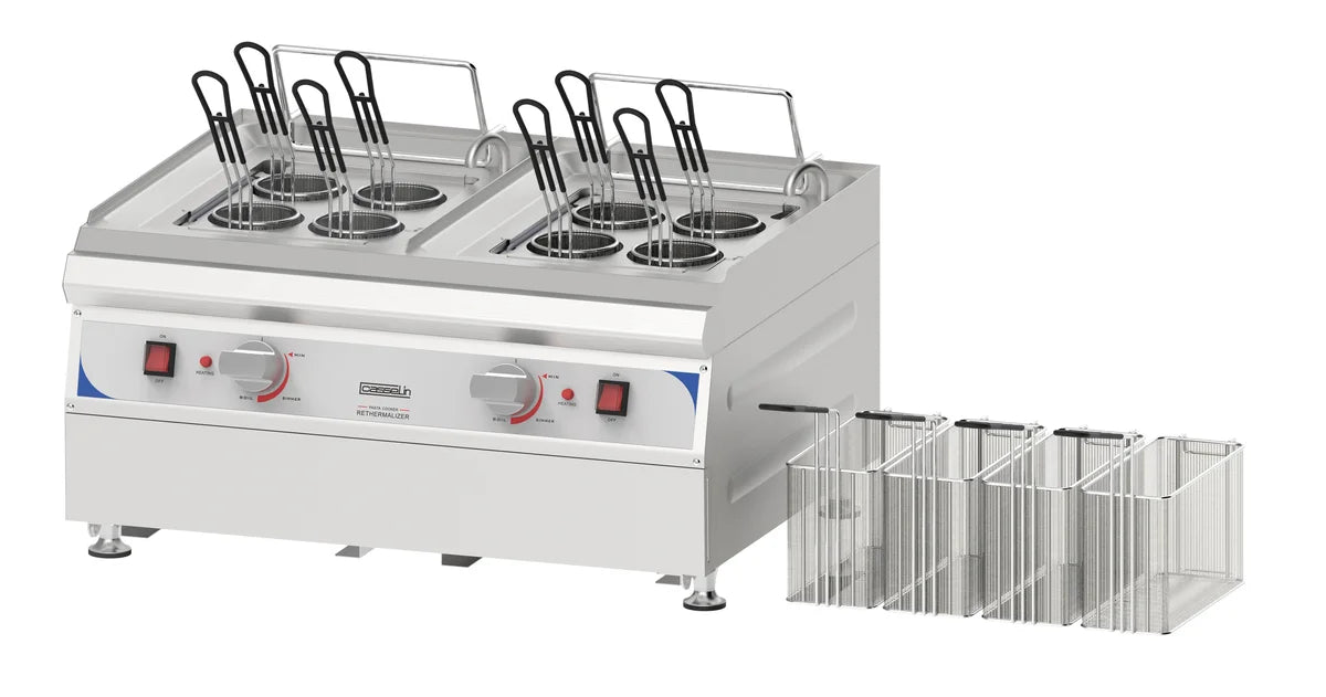 Casselin Cuiseur à pâtes électrique 2 x 9 Litres