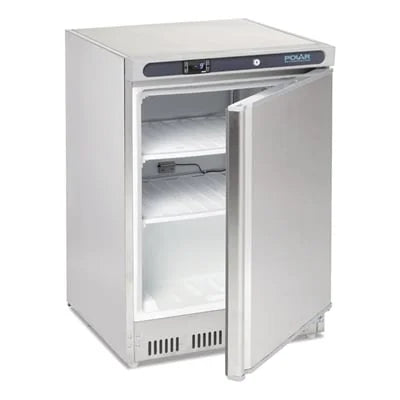 Armoire de congélation en acier inoxydable Polar 140L
