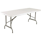 Table pliante Bolero 2440 x 860 mm, blanc