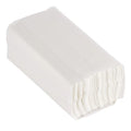 Jantex essuie-mains blancs pliés en C 2 plis - 15 pcs