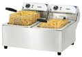 Friteuse Casselin 2 x 10L avec robinet de vidange (CFE102B)