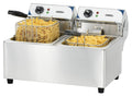 Friteuse Casselin 2 x 7L avec robinet de vidange (CFE72B)