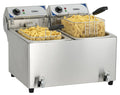 Friteuse Casselin 2 x 10L avec robinet de vidange (CFEV102B)