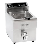 Friteuse à induction Casselin 8 L avec robinet de vidange
