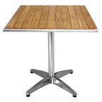 Bolero table bistrot 700x700 mm frêne, 1 pied